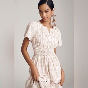 NWT Anthropologie Somerset Embroidered Maxi Dress